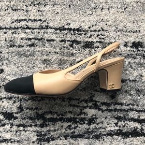 Chanel slingback heels